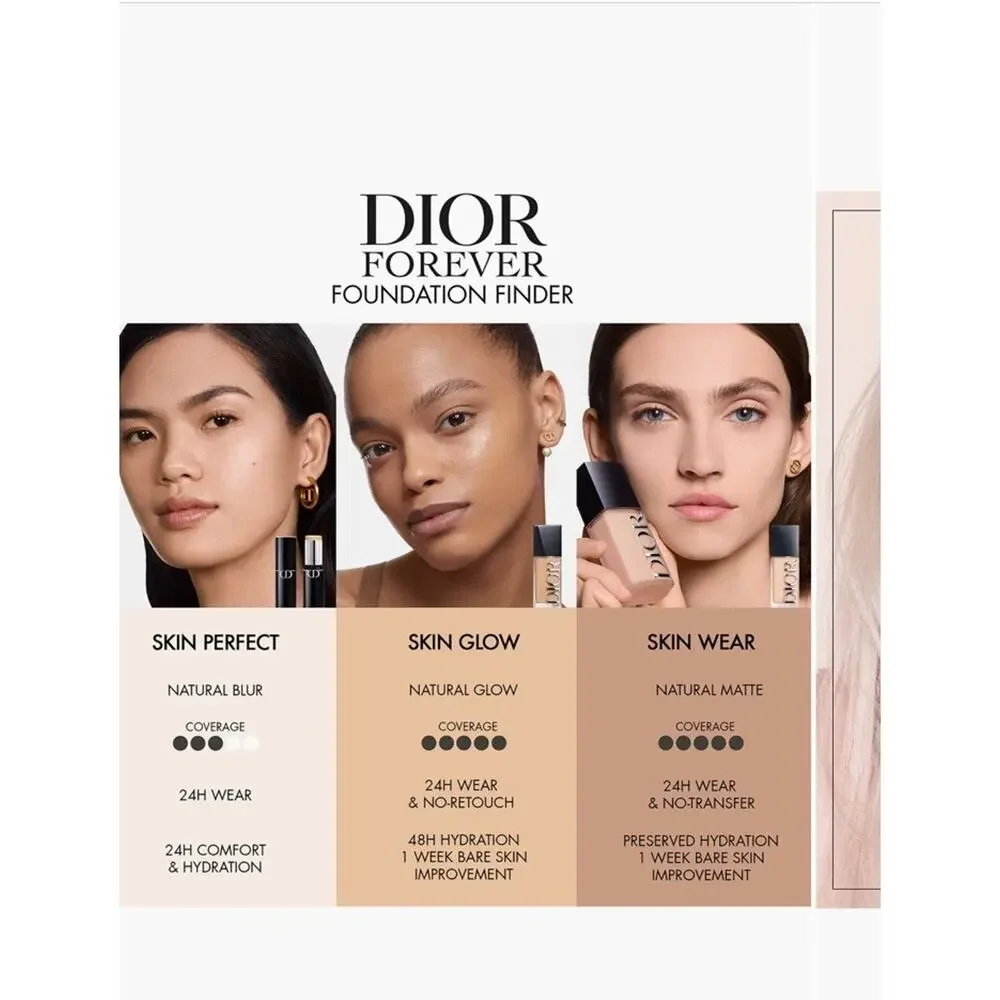 Dior Forever Skin Glow 2W Warm/glow 24H Foundation NIB NEW